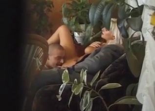Tanned blonde fucks her dad and brother