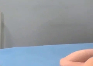 Brunette happily sucking that dong
