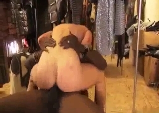 Blonde's pussy tainted by dad's BBC